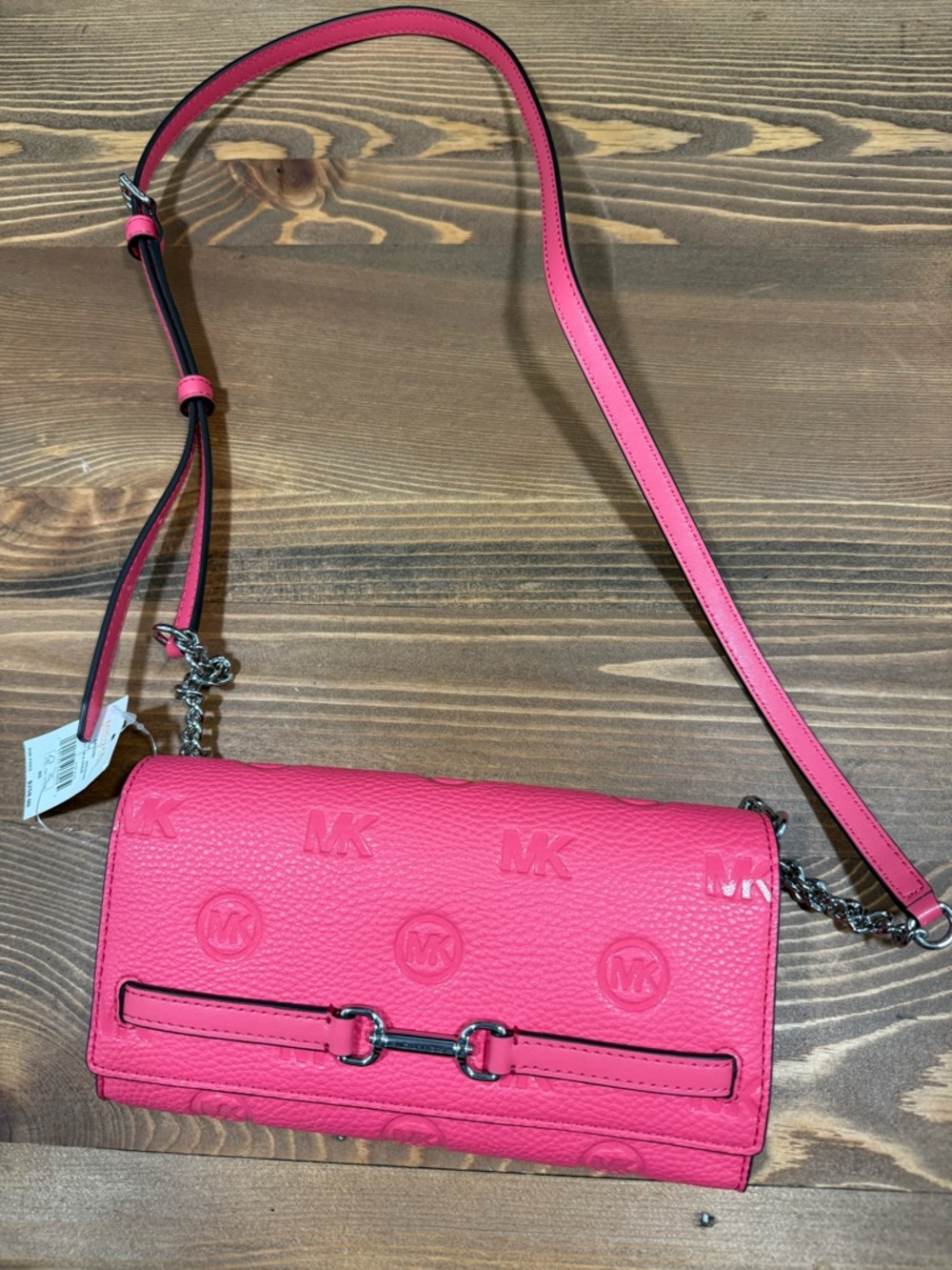 Pink Crossbody Wallet Purse - Women's Shoulder Bag - Picture 2 of 12